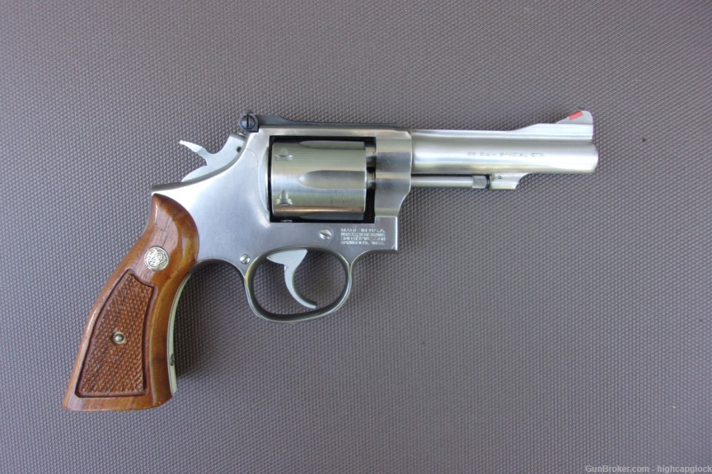 S&W Smith & Wesson 67 .38 Spcl 4" Stainless Revolver NICE 67-2 $1START-img-1