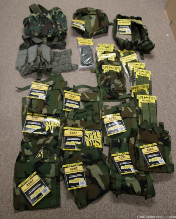 Tactical Webgear Bulk Buy Mag Pouches Chest Rigs Hydration All New -img-0