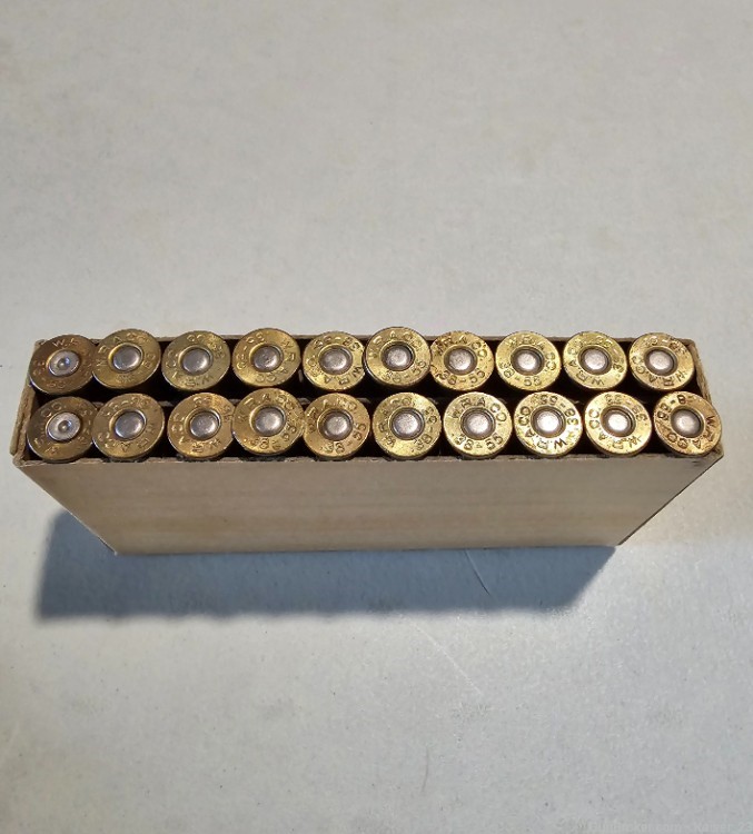 Vintage Box of .38-55 Winchester Rounds-img-3