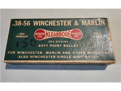Vintage Box of .38-56 Winchester & Marlin Ammo