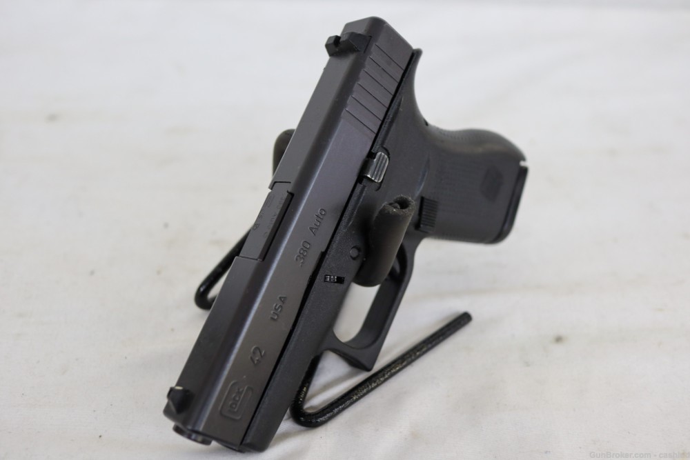 Glock Model 42 .380ACP 3.25” S.Auto Subcompact Pistol – Black Polymer -img-6