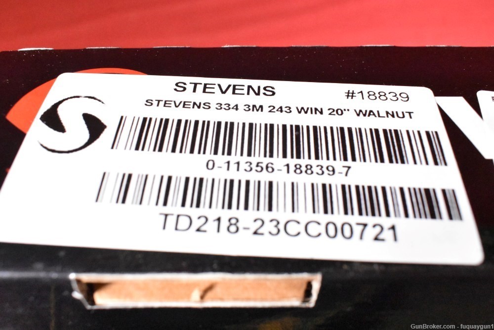 Stevens 334 243 Win 20" 3rd Walnut Stock 18839 Stevens-334-img-8