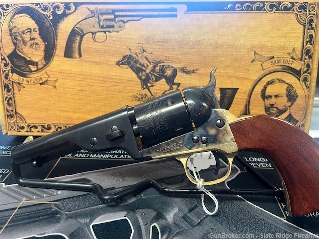 Cimarron Model 1872 Colt Navy Open Top .44 Special Penny Auction!-img-0