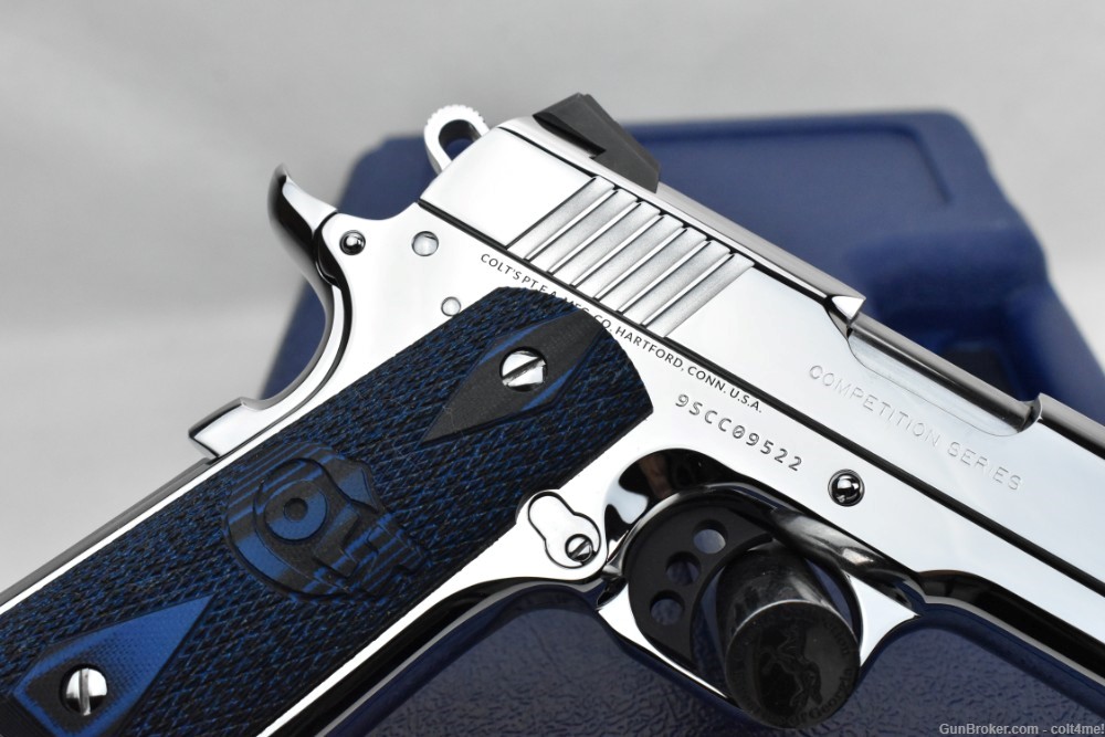 BRIGHT STAINLESS Colt Competition 9mm Model O1072CCS - NEW 1911-img-10