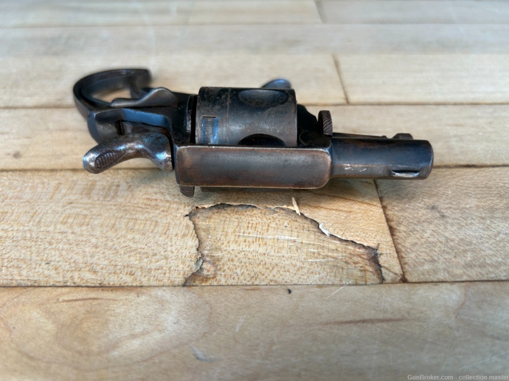 Belgian Pocket Revolver .30 Cal Folding Trigger Velo Dog Gunsmith Special -img-12