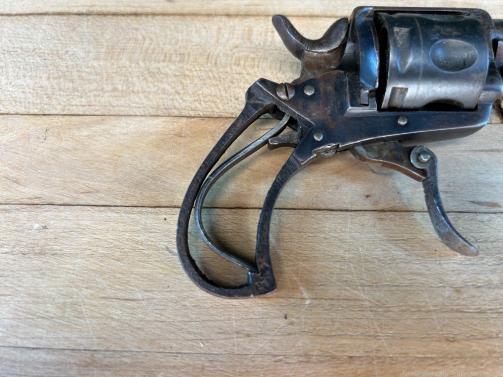 Belgian Pocket Revolver .30 Cal Folding Trigger Velo Dog Gunsmith Special -img-7