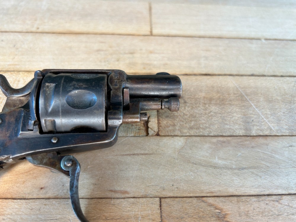 Belgian Pocket Revolver .30 Cal Folding Trigger Velo Dog Gunsmith Special -img-11