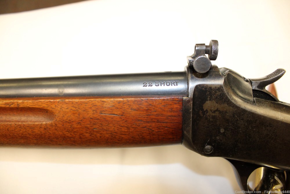 RARE VERY NICE 1923 WINCHESTER LOW WALL 22 SHORT WITH SLING-img-2