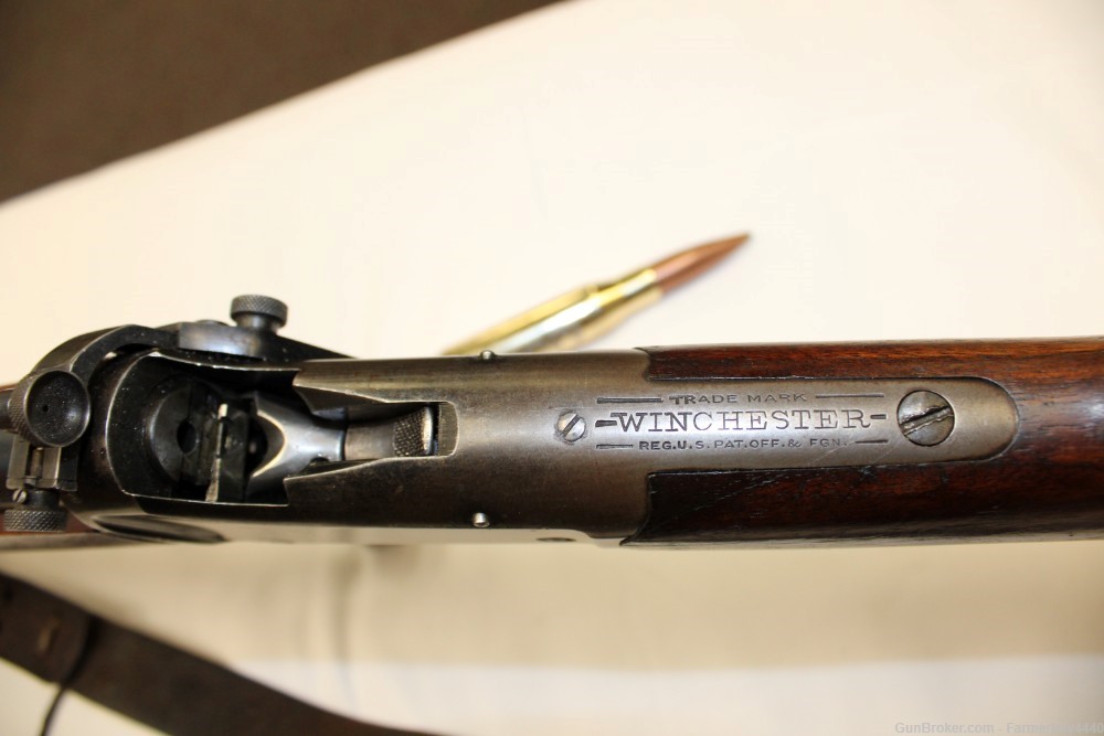 RARE VERY NICE 1923 WINCHESTER LOW WALL 22 SHORT WITH SLING-img-0