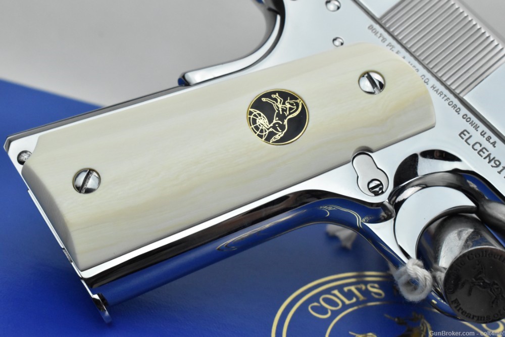 RARE Colt Custom Govt 1911 .38 Super w/ Genuine Ivory Grips - BRAND NEW  -img-11