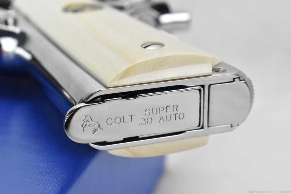 RARE Colt Custom Govt 1911 .38 Super w/ Genuine Ivory Grips - BRAND NEW  -img-17