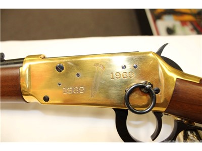 BEAUTIFUL 1969 WINCHESTER 94 GOLDEN SPIKE COMMERATIVE 30-30 RIFLE 