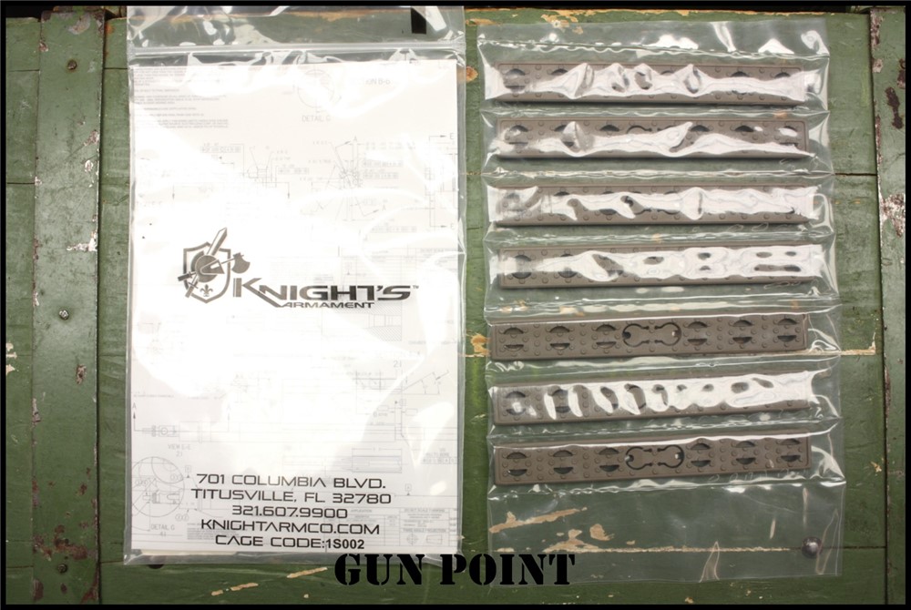 Knights Armament KAC FDE Keymod 7 Piece Kit URX 4 KM31190 *Penny* Star! -img-3