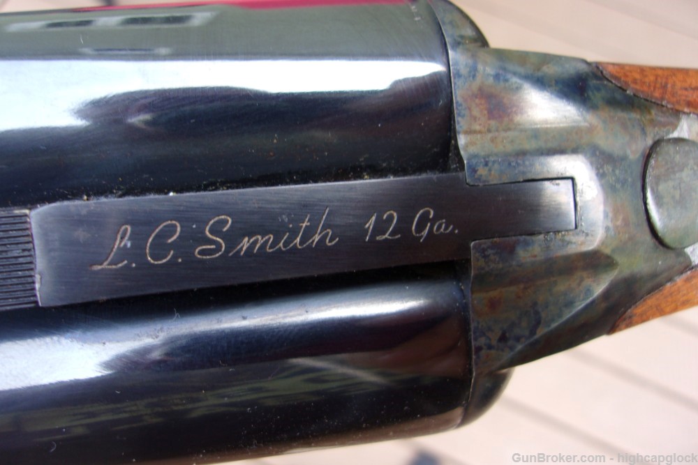 LC Smith 12ga Side by Side Double 28" Shotgun By Marlin REAL PRETTY $1START-img-11