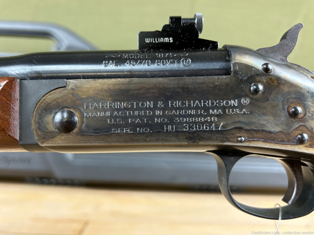 Harrington & Richardson Model 1871 Buffalo Classic Single Shot Rifle .45-70-img-25
