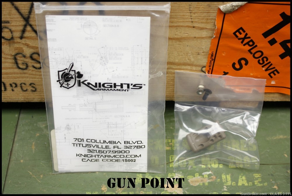 Knights Armament KAC Part # 30795-FDE Handstop SR15 SR30 SR25 *Penny*Start -img-0