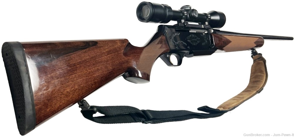 BROWNING BAR MARK II SAFARI .300 WIN MAG 24" 2005 SEMI-AUTO RIFLE w/ SCOPE-img-7