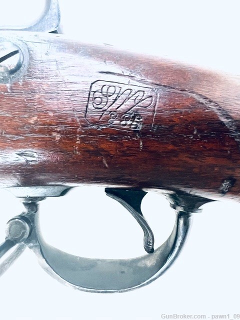 U.S. Springfield 1878 Trapdoor Rifle 45-70 Govt Wood Blued Bayonet.-img-4