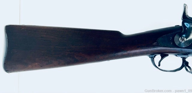 U.S. Springfield 1878 Trapdoor Rifle 45-70 Govt Wood Blued Bayonet.-img-5