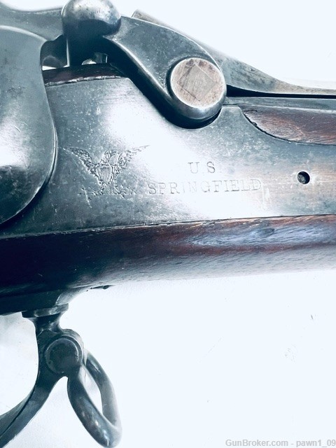 U.S. Springfield 1878 Trapdoor Rifle 45-70 Govt Wood Blued Bayonet.-img-16