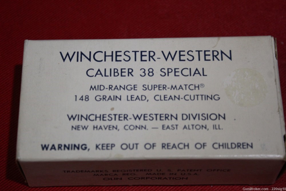 USGI Winchester 38 Special Match 148 -img-0