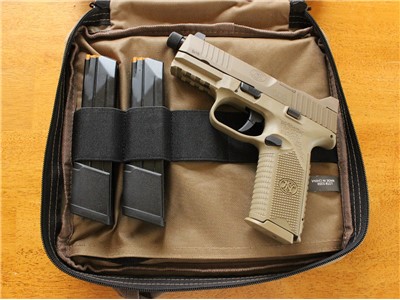 FN 509 FDE Tactical 4.5" Threaded Brl w/NS, Soft-case, 17rd + 24rd mags NR