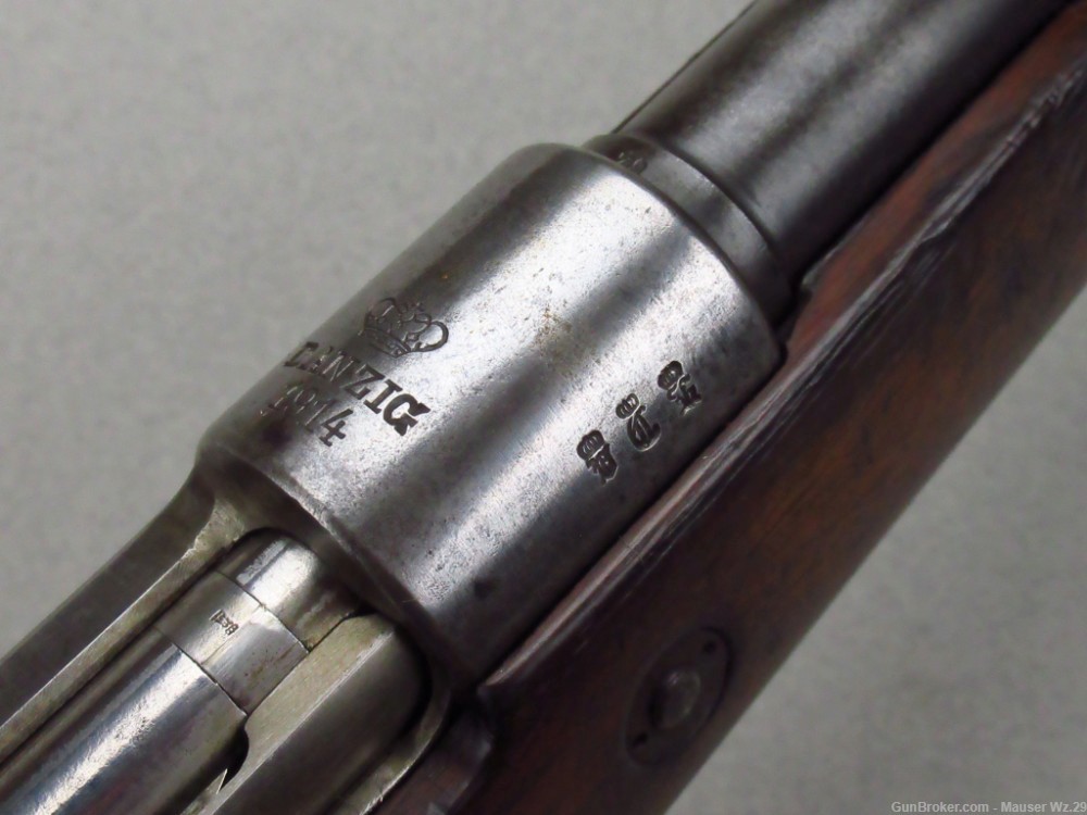 Scarce 1914 DANZIG Arsenal Gew98 WWI German 98 rifle 8mm Mauser K98-img-71
