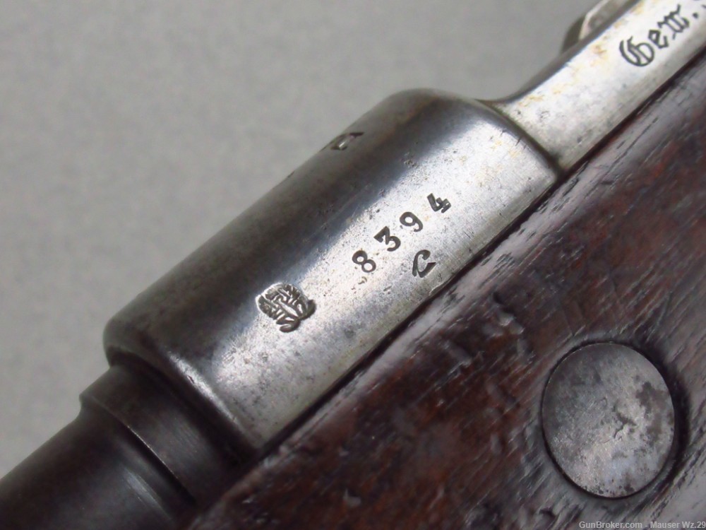 Scarce 1914 DANZIG Arsenal Gew98 WWI German 98 rifle 8mm Mauser K98-img-50