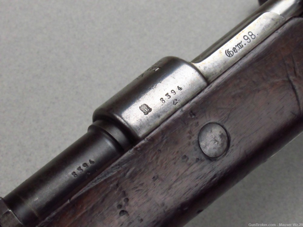 Scarce 1914 DANZIG Arsenal Gew98 WWI German 98 rifle 8mm Mauser K98-img-3