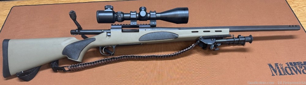 Remington Model 700 VTR - 308Win - 22" Barrel w/Muzzle Brake - Barska Scope-img-4