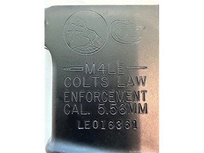 RARE COLT M4 Law Enforcement Double Bullet LOWER
