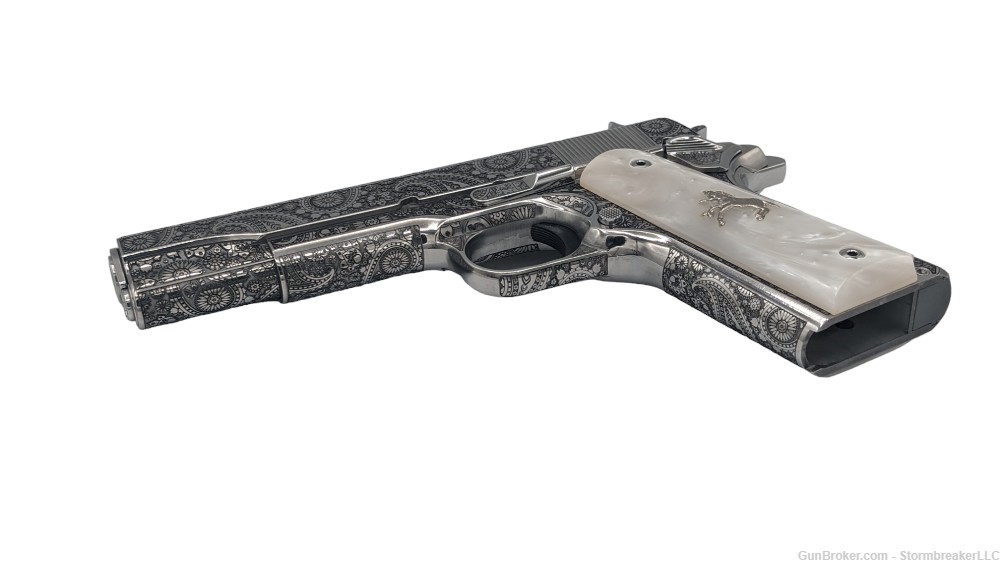 Colt 38 Super Paisley Engraving (NO RESERVE)-img-4