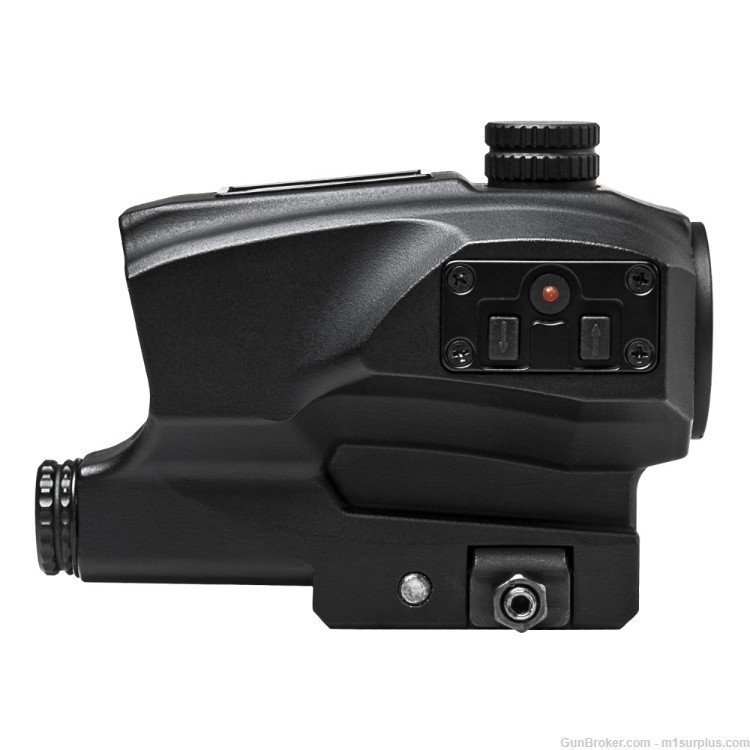 VISM SPD Solar + Battery Power Red Dot Sight w/ Mount fits Ruger SR556 AR15-img-1