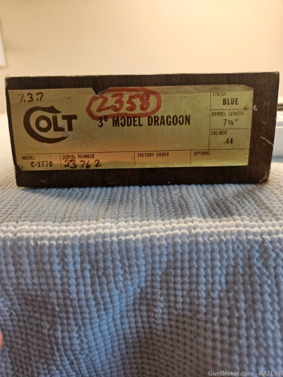3rd Model Dragoon, Colt Second Generation NIB-img-4