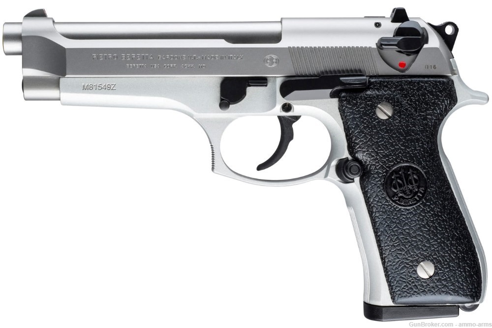 Beretta 92FS Inox 9mm Luger 4.9" 15 Rounds Stainless / Black JS92F520M-img-2