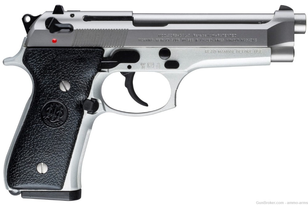 Beretta 92FS Inox 9mm Luger 4.9" 15 Rounds Stainless / Black JS92F520M-img-1