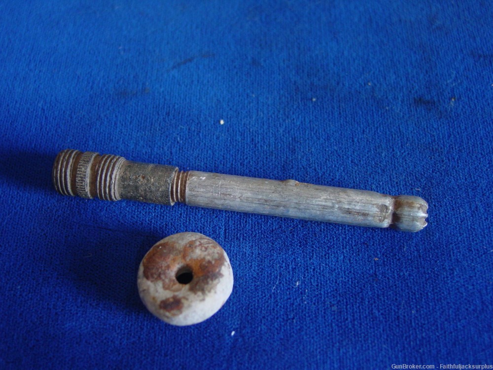 German WW2 M24 Fuse w/ Ceramic ball Potato Masher Original WWII-img-0