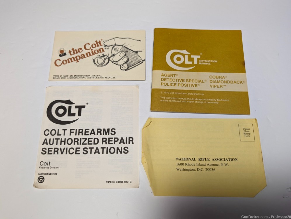 1981 Colt Diamondback 6 inch Blue 22LR-img-6
