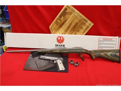 RARE Ruger M77 77/17 HORNET Target Stainless Laminate in box Varmint Rifle!