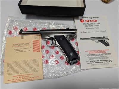 RUGER STAINLESS STEEL SIGNATURE SERIES 1 OF 5000 .22LR