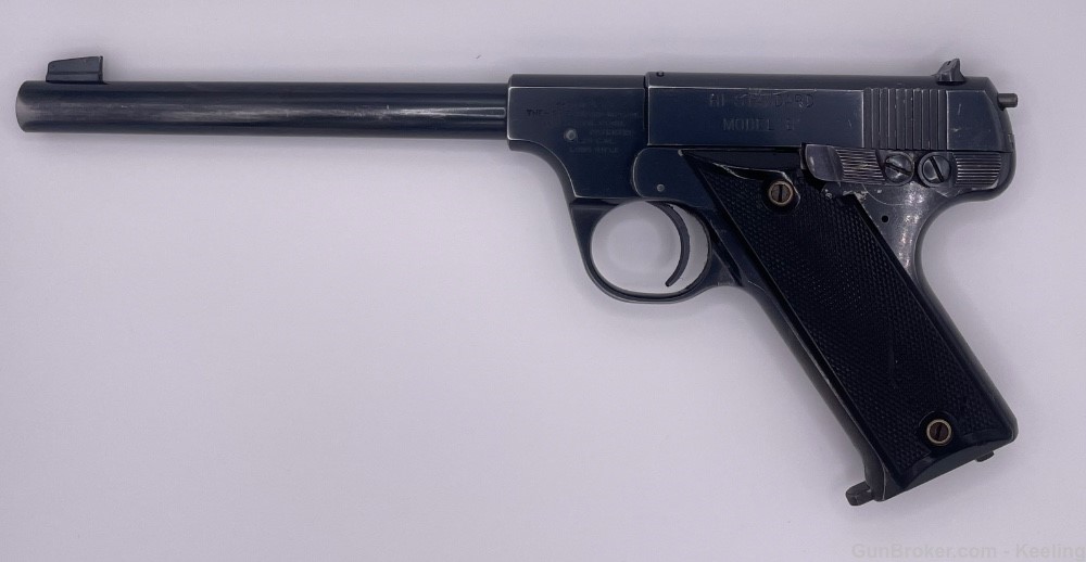 High Standard Model B   Semi Auto Pistol Manufacture Date 1936 -img-1