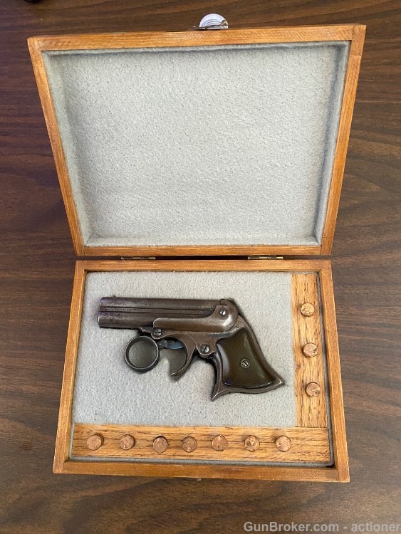 Remington 32 Rimfire Ring Trigger 4 Shot Pepperbox With Display Case-img-9