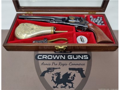 ASM Model 1860 B.P. Revolver, Texas Sesquicentennial, w/ Case & Accessories