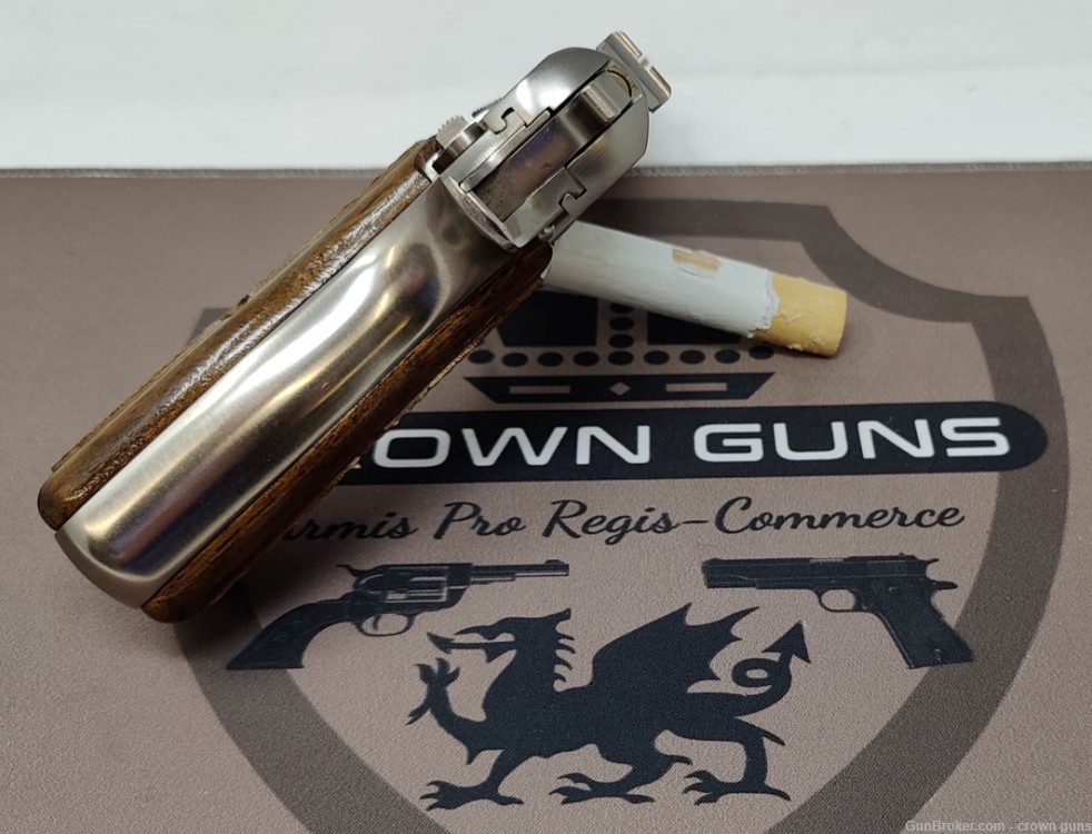 Browning Hi-Power in 9mm, Nickel, Born in 1980, RARE & EXCELLENT-img-4