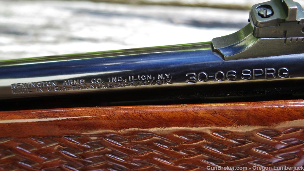 Remington 760 BDL 30-06 Pump Gun From 1973 Original Blue and Varnish-img-37