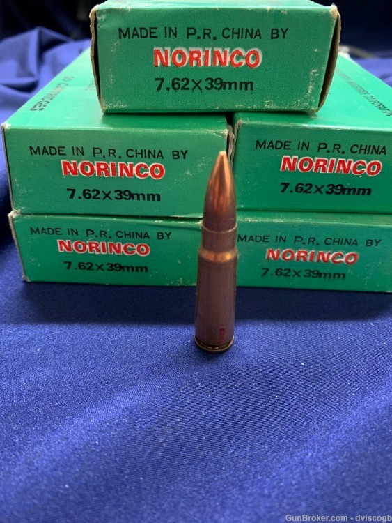 Norinco 7.62x39 Steel Case non corrosive - 100 rounds-img-0