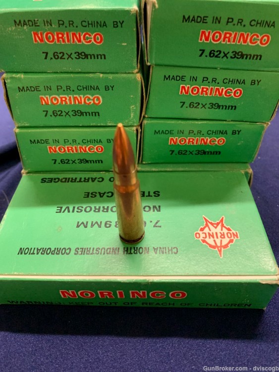 Norinco 7.62x39 Steel Case non corrosive - 180 rounds-img-0