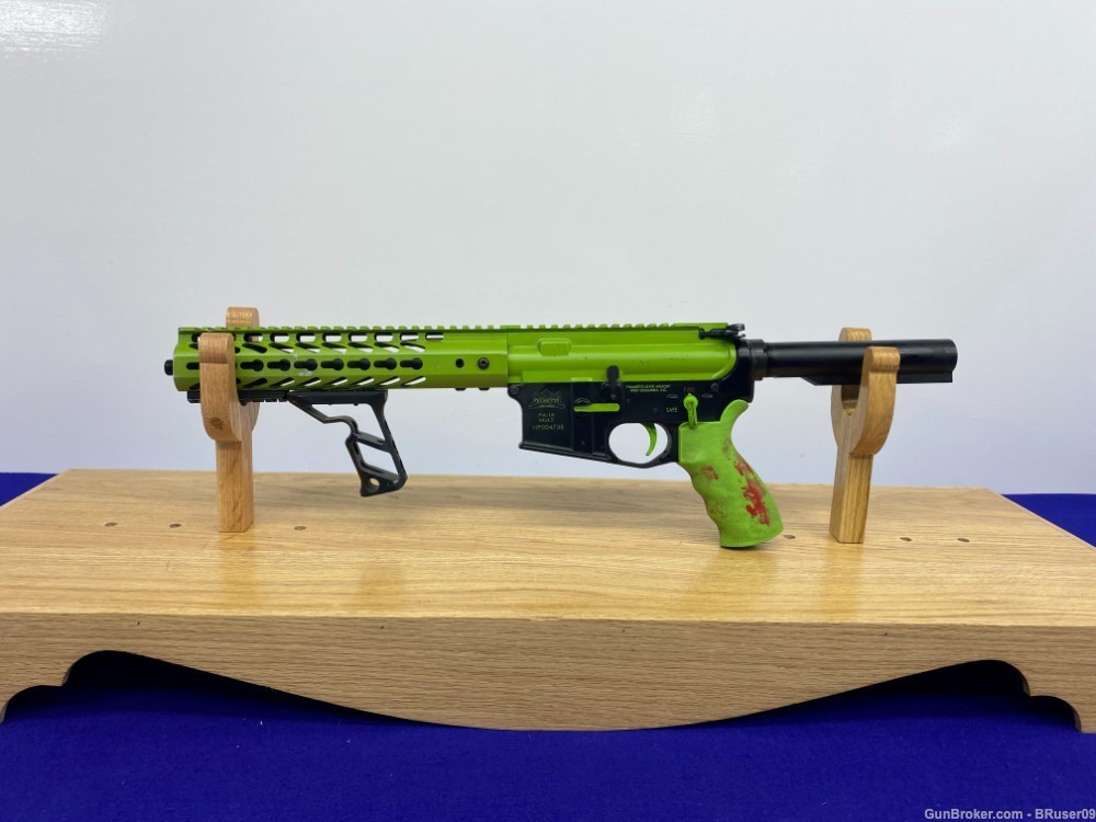 Palmetto PA-15 5.56 Nato Blk/Green 10 1/2" *AMAZING SEMI-AUTOMATIC PISTOL*-img-14