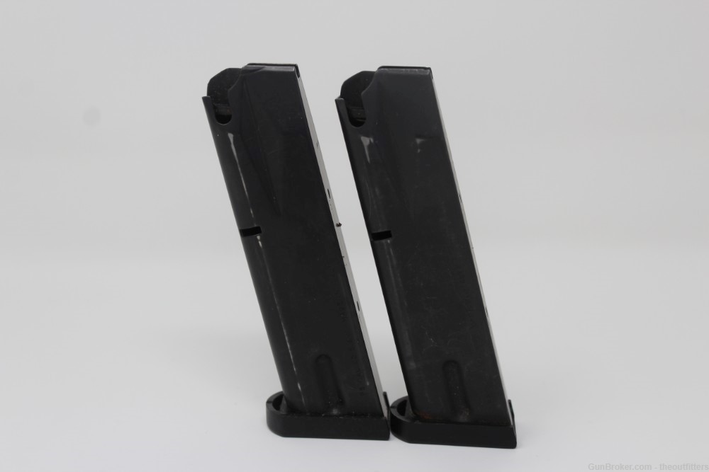 LOT OF 2 BERETTA 96 40 S&W 11 ROUND MAGAZINES MADE IN ITALY-img-2