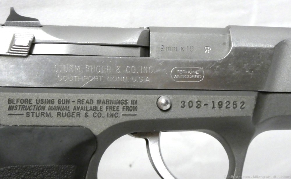 Ruger P85 MKII 9MM Single/Double Action 4.5" Barrel Pistol w/-1 (10 RD) Mag-img-3
